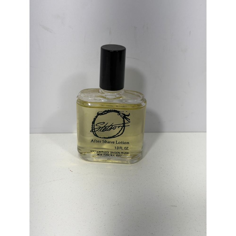Stetson After Shave Lotion Coty Division Pfizer 1.0 fl oz Glass‎ Bottle Vintage